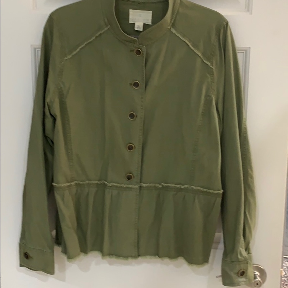 Castle on utility jacket